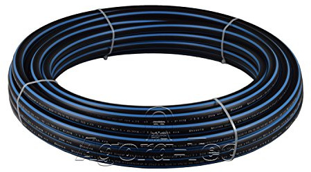 Agora-Tec PE-Rohr 25,0 x 2,3 mm 3/4 Zoll Hart (25 Meter Rolle) max. 12.5 bar SDR11