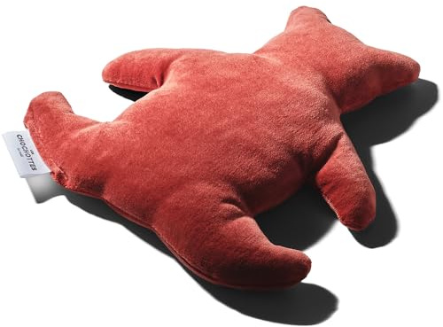 Cuscino riscaldante a forma di orsetto in morbido velluto e semi di lino - Borsa dell'acqua calda in adatta al microonde - Dispositivo medico - Caldo/Freddo - Prodotto in Francia 23x25 cm
