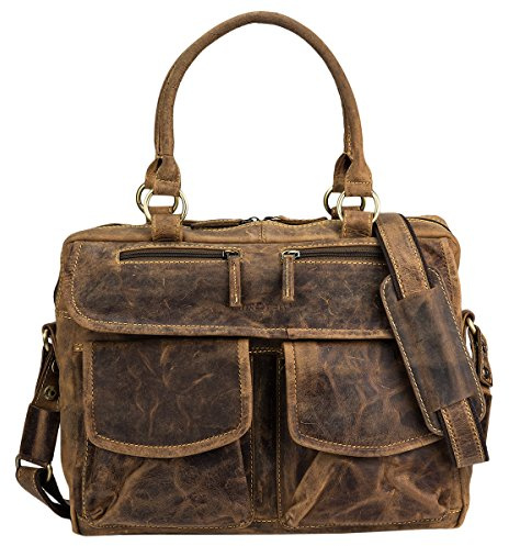 Greenburry Vintage Businesstasche antikbraun