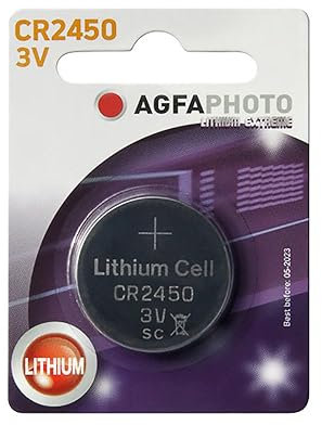AgfaPhoto Lithium Knopfzellen Batterie CR 2450