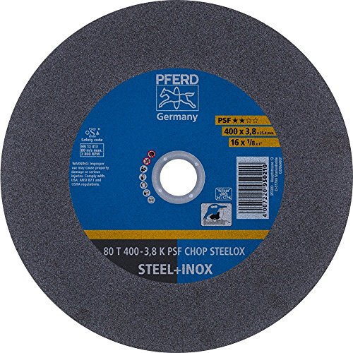 Pferd 66324096 Trennscheibe 80T400-3,8 A36K Psf-Chop-Inox25,4, 1 V