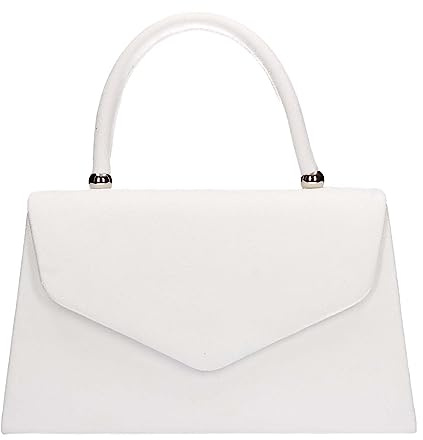 SwankySwans Women's Kendall Suede Envelope Party Prom Clutch Bag Clutch