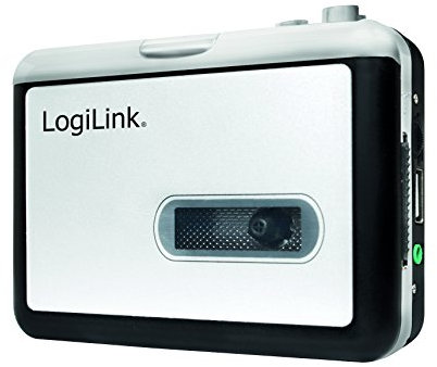 LogiLink UA0281 Kassetten-Digitalisierer mit USB Anschluss Silber