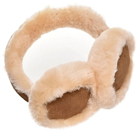 Oakgrain Genuine Sheepskin Ear Muffs, Chestnut, Adult