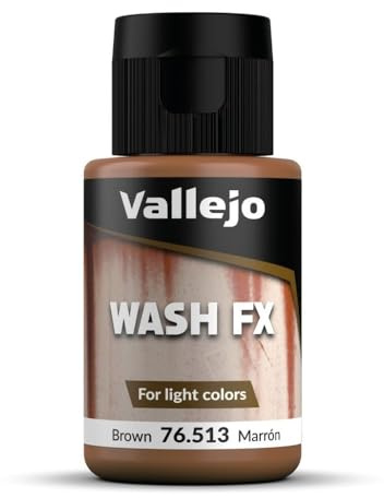 Peinture acrylique de maquette Vallejo 35 ml marron