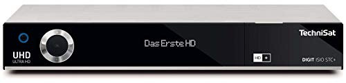 TechniSat DIGIT ISIO STC+ - UHD Receiver mit Twin Tuner (Sat DVB-S/DVB-S2, Kabel DVB-C, DVB-T2 HD, App Steuerung, PVR Aufnahmefunktion, HDMI, WLAN, LAN, CI+, USB 3.0, 6 Monate HD+) silber