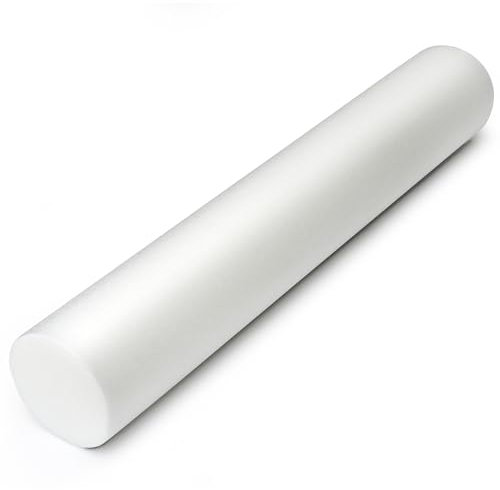 SISSEL Pilates Roller 90cm Weiß | Optimale Balance & Stabilität | Inkl. Übungsposter | Ideal für Rehabilitation & Core-Training | Premium Material | Für Anfänger & Fortgeschrittene