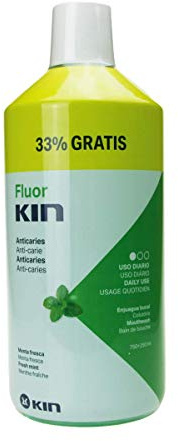 KIN FLUOR KIN Enjuague Bucal Diario 750 ml+250 ml gratis