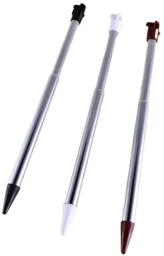 3DS Stylets Universels téléscopiques Aluminium X3