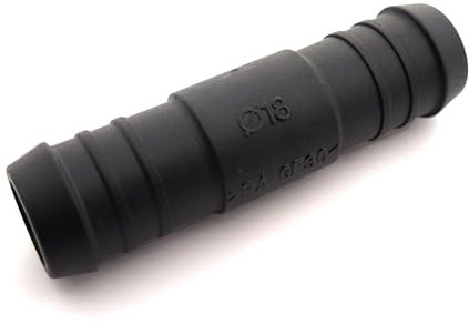 Schlauchverbinder Kunststoff Gerade x2 - Außendurchmesser 18mm - Für Schläuchen