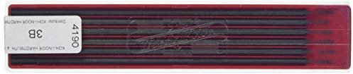 KOH-I-NOOR-Mine in grafite, diametro 2,5 mm, per matita meccanica 3B, 120 mm, confezione da 6