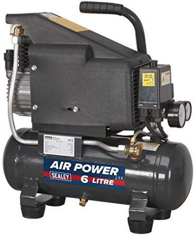 Sealey Sac0610E Compressor 6Ltr Direct Drive 1Hp