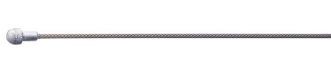 Shimano Bremszug aus Edelstahl (1,6 x 2050 mm), Silber | Bremskabel aus Edelstahl, 1,6 mm, rostfrei, reibungslose Leistung