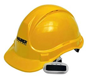 Schutzhelm verstellbar aus ABS Senf Maurer Plus CE