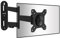 Duronic TVB1125 TV Bracket Wall Mount Universal Tilt Swivel 13 15 17 19 20 22 24 30 (VESA 75,100) LCD Monitor TV Arm Bracket Wall Mount