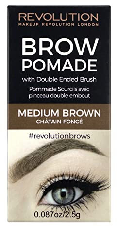 Makeup Revolution, Brow Pomade, Medium Brown, 2.5g