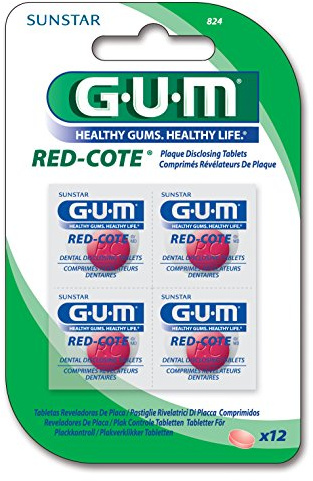 Gum red cote révélateur de plaques
