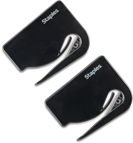 Staples Letter Openers, 2‑Pack – Durable Precision Envelope Openers