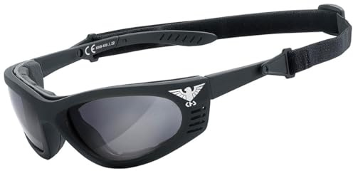 Max Fuchs Schutzbrille-25900A Schutzbrille Schwarz XS