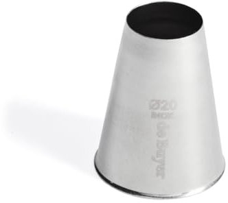 De Buyer Acciaio Inossidabile Beccuccio Foro Tondo Senza Saldatura, Diametro mm 20, 2111.20, 3.6 cm