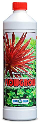 Aqua Rebell ® Mikro Special Flowgrow gödselmedel – 1 literflaska – optimal försörjning för dina akvarium vattenväxter – akvariegödsel speciellt utformat för vattenväxter