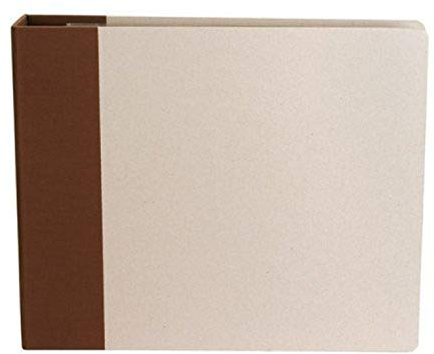 American Crafts Modern D-Ring Album 12X12, Chestnut