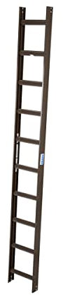 Krause 804747 Kaminkehrer Leiter Braun, 10 Sprossen