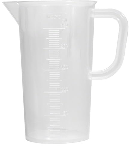Messbecher, Messkanne, Maßbecher, Kunststoff, Dosierhilfe, 250 ml