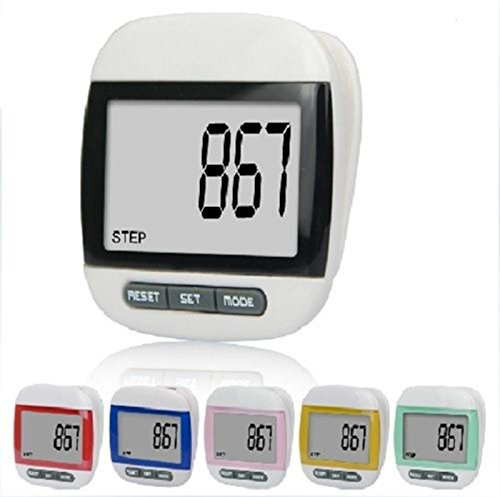 Careforyou® Mini LCD Walk / Run Pedometer Kilometer / Mile Distance Calorie Counter Running Sports Multi-function Lcd Digital Electronic Pedometer Jog Walk Run Calories Consumed Monitor Meter Counter 6 Colors for choose (Black)