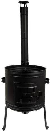 troph-e-shop Ofen 39 für Gulaschkessel Topf 22 Liter Gulaschkanone Terrassenofen Outdoorküche Holzofen