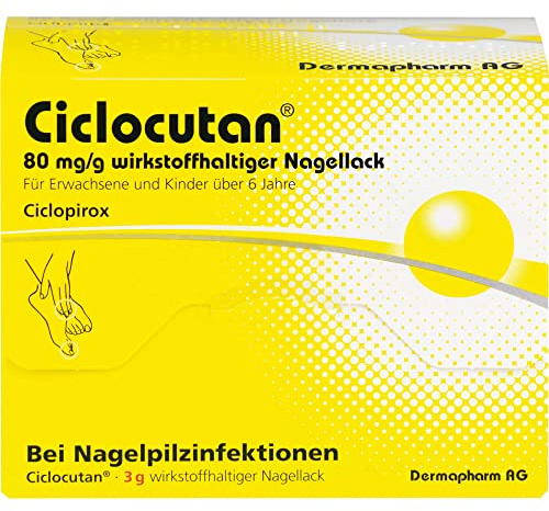 Ciclocutan 80 mg/g wirkstoffhaltiger Nagellack, 3 g Wirkstoffhaltiger Nagellack