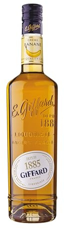Giffard Crème de Banane Finest Quality Liqueur 25% Vol 70 cl, 700 milliliters