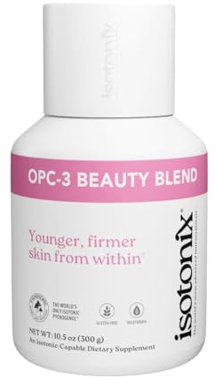 Isotonix OPC-3 Beauty Blend – Pycnogenol, Grape Seed & Hyaluronic Acid for Skin Hydration, Elasticity & Collagen Support, Isotonic Powder, Vegetarian, 45 Servings