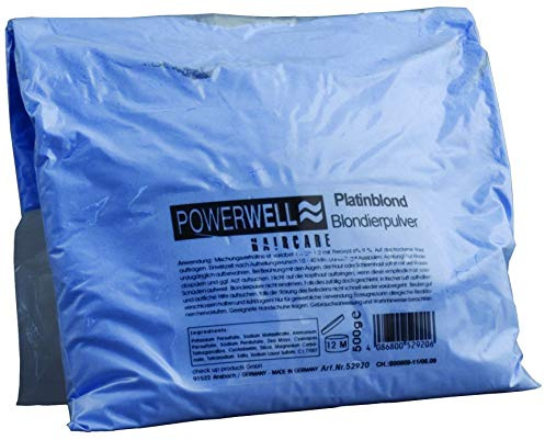 POWERWELL Blonderingspulver dammfritt blå