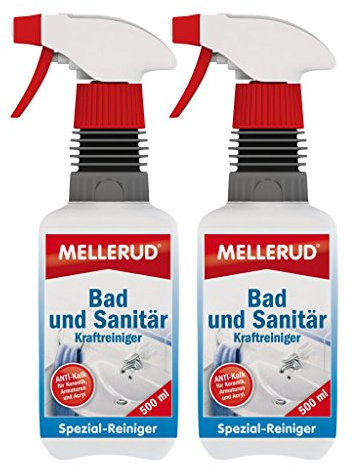 2x Mellerud Bad und Sanitär Kraftreiniger (500ml)