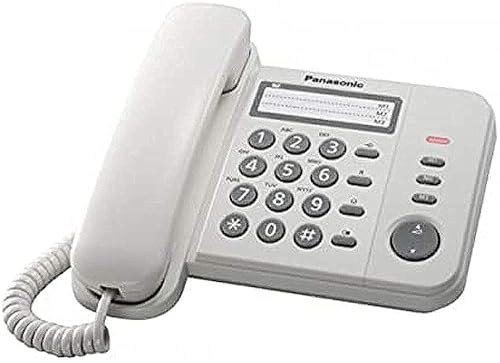Panasonic-KX-TS520-Telefono cordless DECT, Desk/Wall, colore: bianco