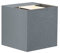 Paulmann 18000 Kit Spot en saillie spécial Cybo LED 2x3W, 230V, IP65, carré, 80x80mm, Gris, Alu