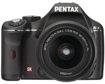 Pentax K-x Fotocamera reflex digitale)12,4 Megapixel, schermo da 6,8 cm, LiveView, video HD) incl, obiettivo DAL 18-55 mm, colore: Nero