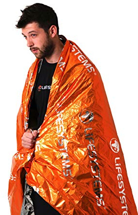 Lifesystems Emergency Silver Foil Thermal Blanket For Hiking, Mountaineering And Outdoor Survival