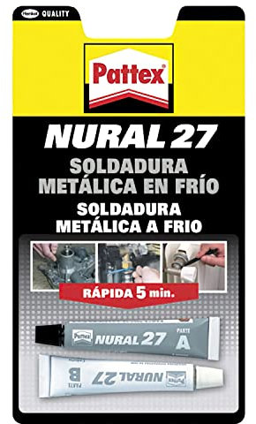 Henkel Nural 27 Aluminium, 2 Tuben, 22 ml, Grau