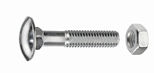 Connex Schlossschrauben M6 x 40 mm, Edelstahl, DIN 603, 1000 g, KL4540640 Silber