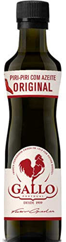 Juego de 2 salsa picante portuguesa Peri Piri Piri con aceite de oliva portugués GALLO