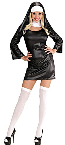 W WIDMANN MILANO Party Fashion - Kostüm Nonne, Kleid, Haube, Klosterfrau, Kirche, Faschingskostüme