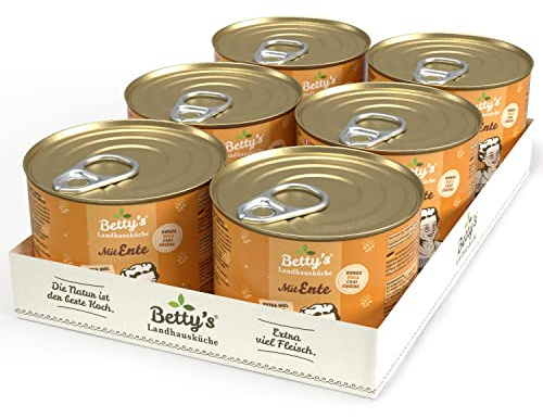 Boswelia Lot de 6 boîtes de pâtée pour Chien au Canard 200 g (Poids Total 1,2 kg)
