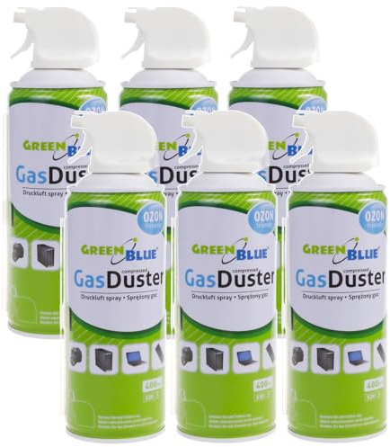 Green Blue GB400 Air Duster Cleaning Aire Comprimido Spray Limpiador (6)