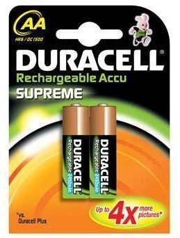 Duracell Supreme HR6 - Batterie 2 x AA NiMH 2450 mAh, D203679