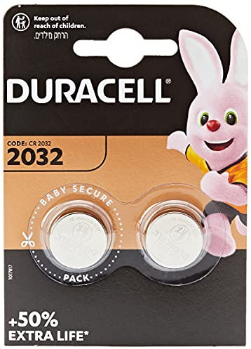 Duracell CR2032 3V Pile bouton au lithium - Noir - lot de 5 (5 x 2)