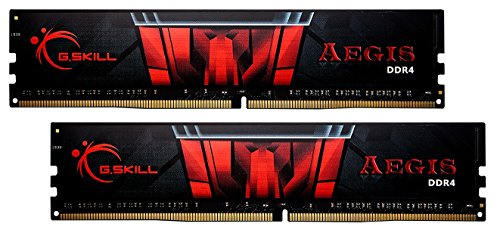 Mémoire PC - G.Skill Aegis 16 Go (2 x 8 Go) DDR4 3000 MHz CL16 - Kit Dual Channel 2 Barrettes de RAM DDR4 PC4-24000 - F4-3000C16D-16GISB (Garantie à Vie par G.Skill)