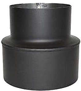 Tubo di fumo, Riduzione per tubi stufa 2 mm 200 – 180 NERO