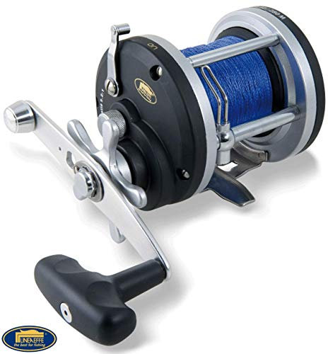 Lineaeffe Angelrolle Aufgespulte Braid Troll 300 Schleppfischen im Meer von dem Boot Big Game Drifting